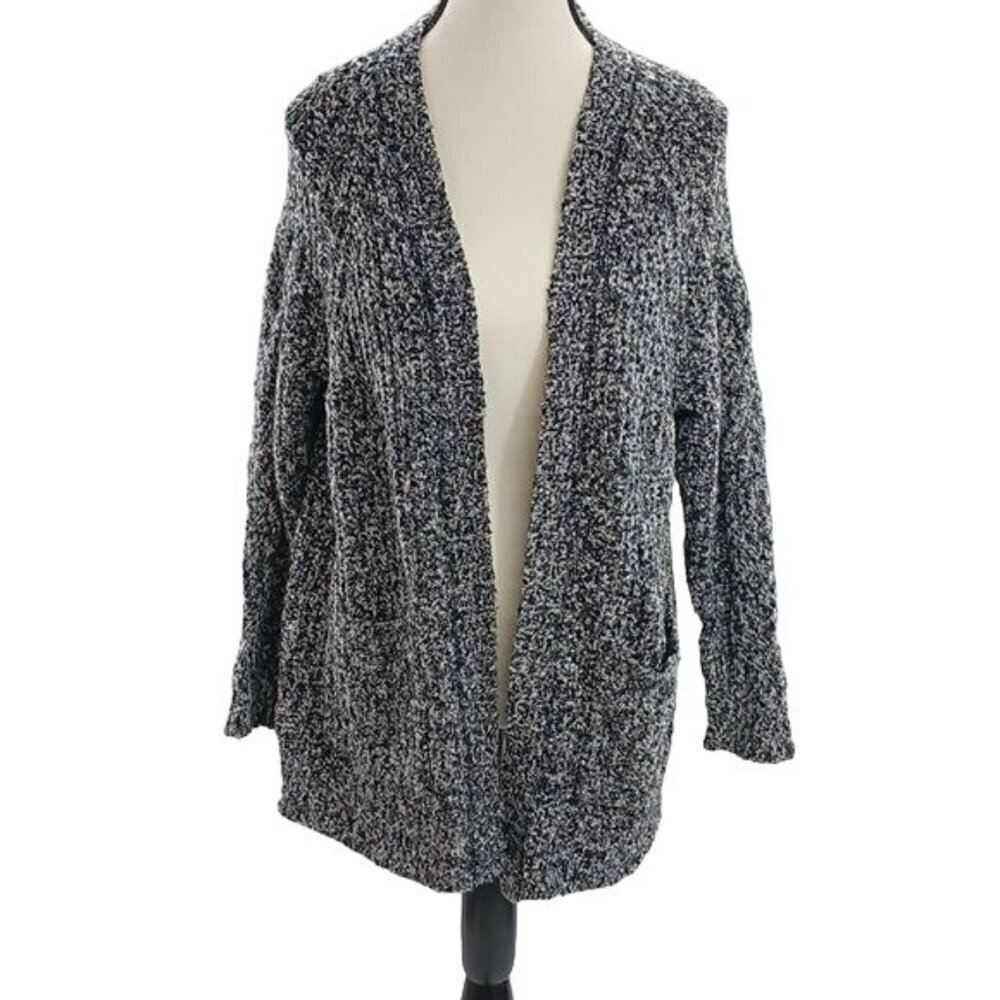 American Eagle Cardigan Sweater Open Front Knit Pockets Womens Size XS
